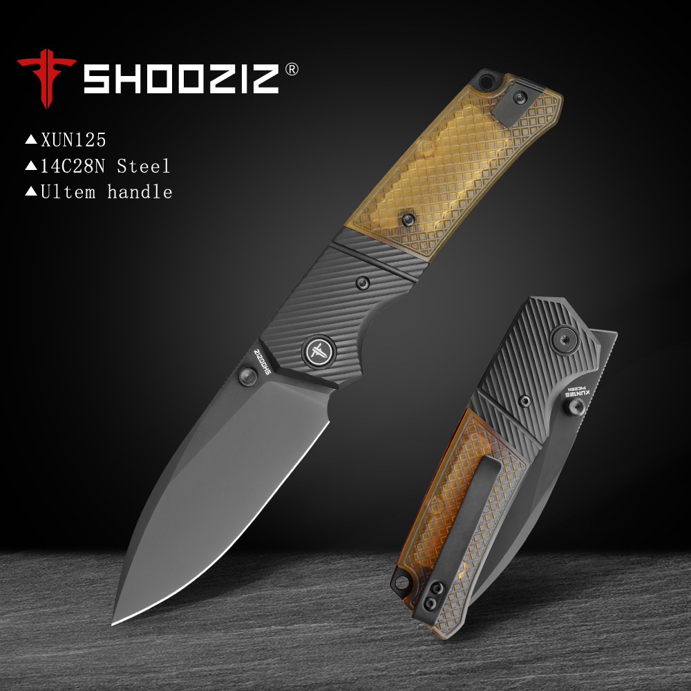 Pocket Knife Ceramic - Shooziz XUN125, Erkekler İçin Katlanır Cep