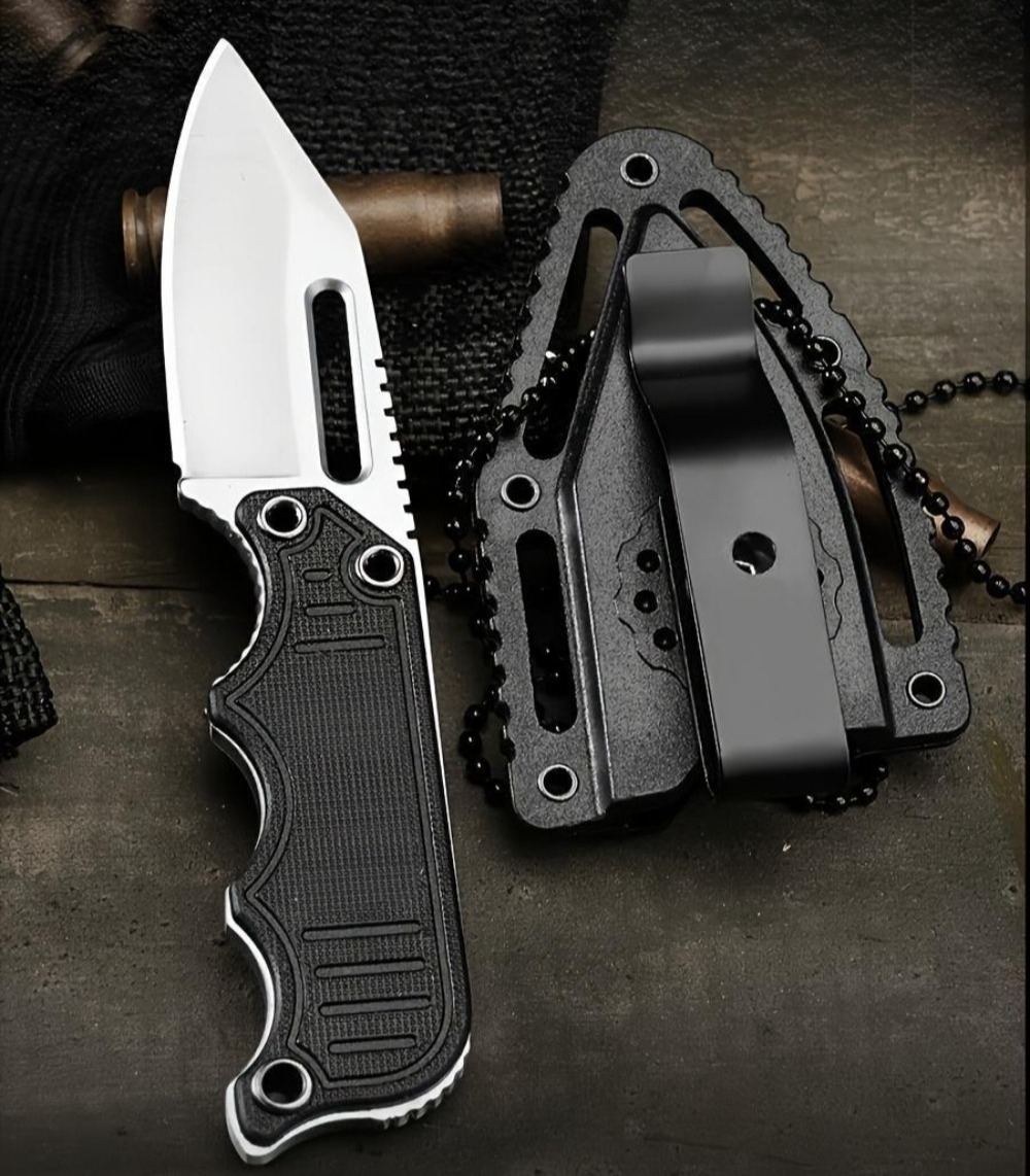 Everyday Carry (Edc) Knife - Taşınabilir Boyun Bıçağı, Kydex Kılıflı EDC