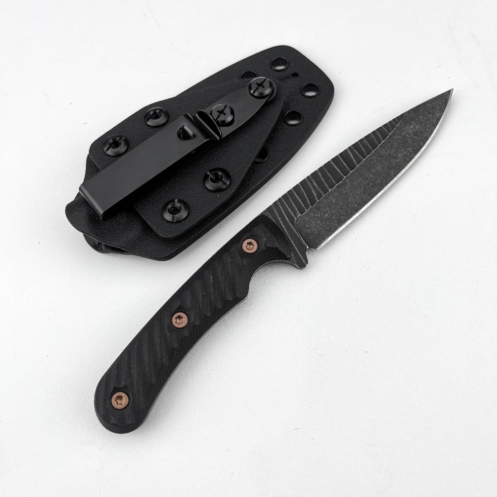 Edc Concealed Carry Knife - Tam Tang Bushcraft Bıçağı D2 Çelik