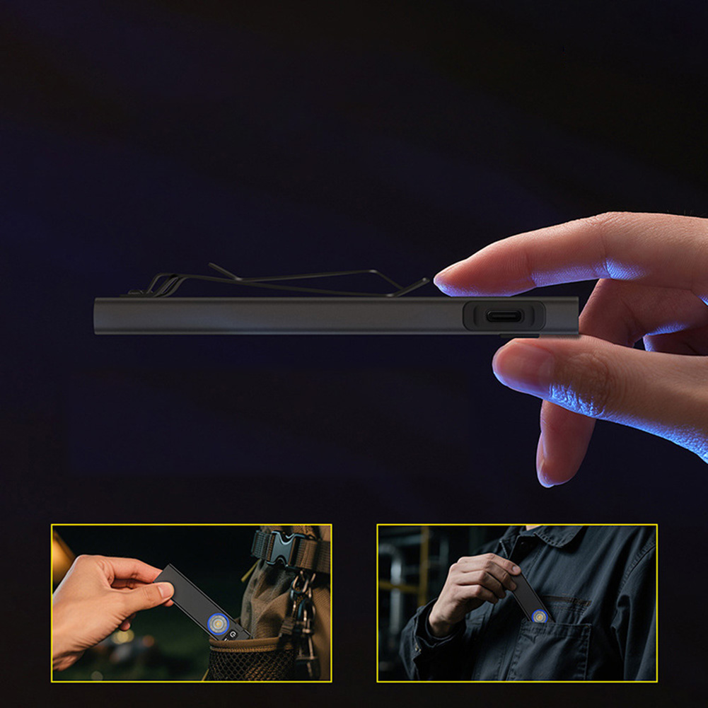 Edc Carry Clip - 650 Lümen USB-C Şarj Edilebilir El