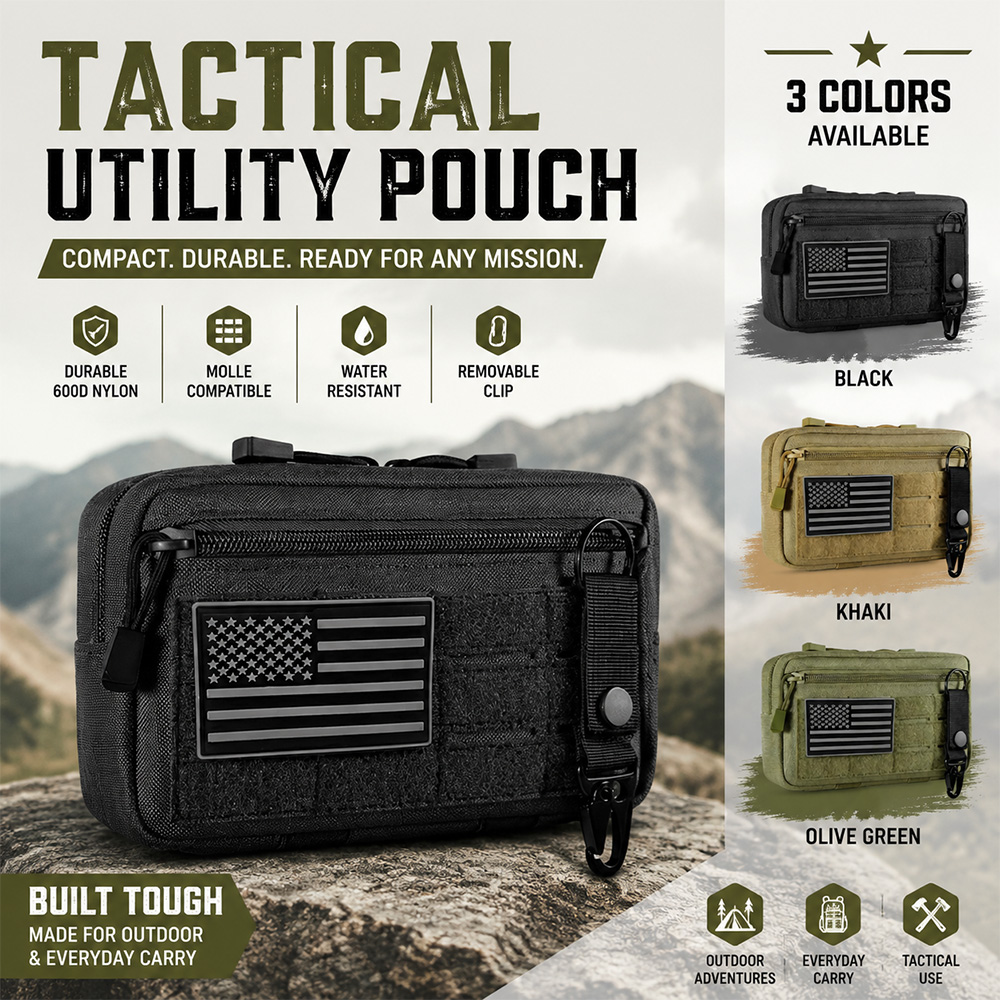 Edc Carry Box - Taktik Molle EDC Çantası Açık Hava