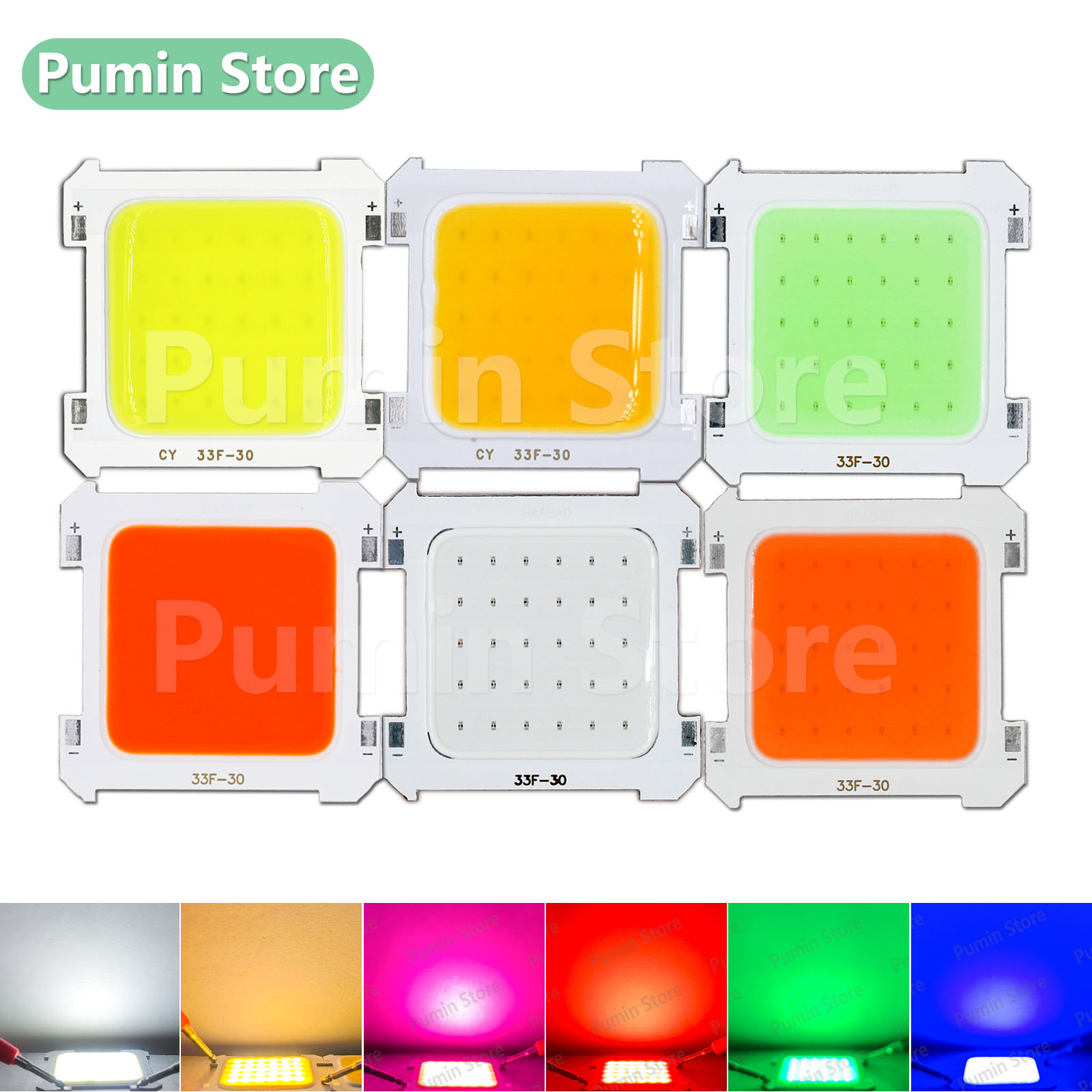 Keychain Flashlight - 33*33mm LED 3v COB Boncuk Taşınabilir