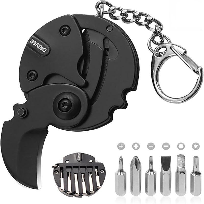 Edc Carry Coins - Çok Fonksiyonlu Katlanabilir Bozuk Para Anahtarlık