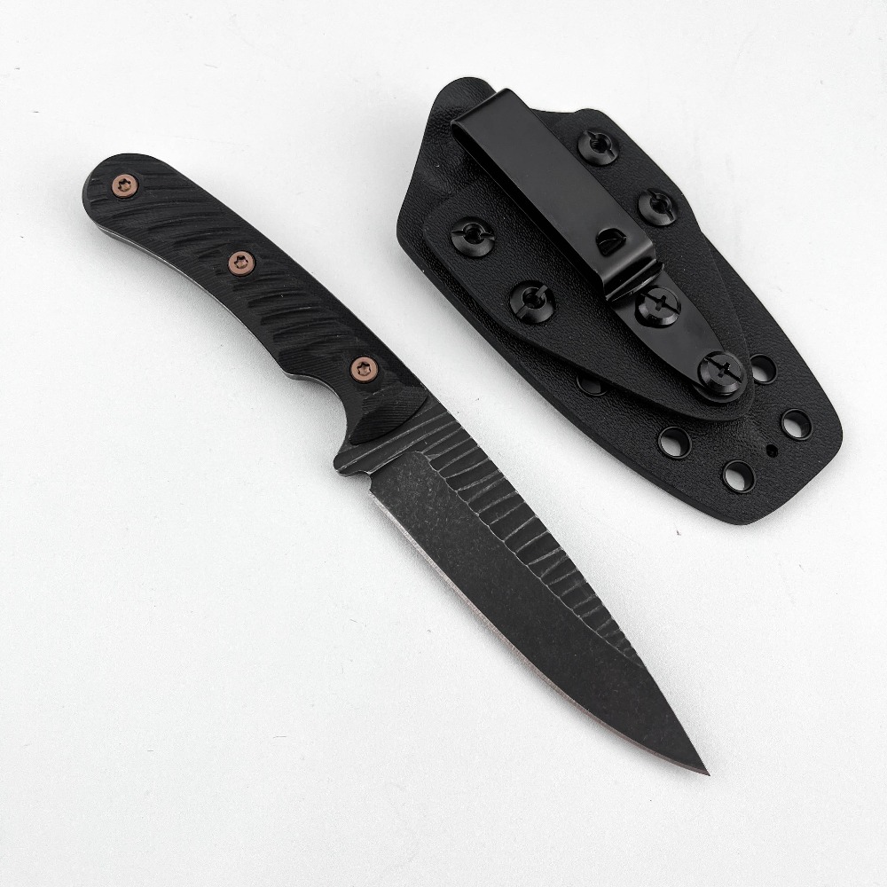 Edc Fixed Blade Deep Carry - Tam Tang Bushcraft Bıçağı D2 Çelik