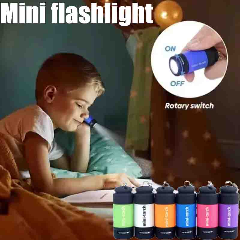 Keychain Flashlight - USB Şarj Edilebilir Kamp Mini El