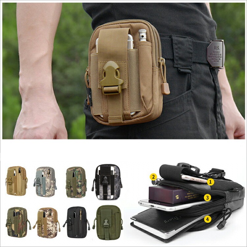 Edc Carry Box - Küçük Molle Kılıfı Bel Paketi Çantası