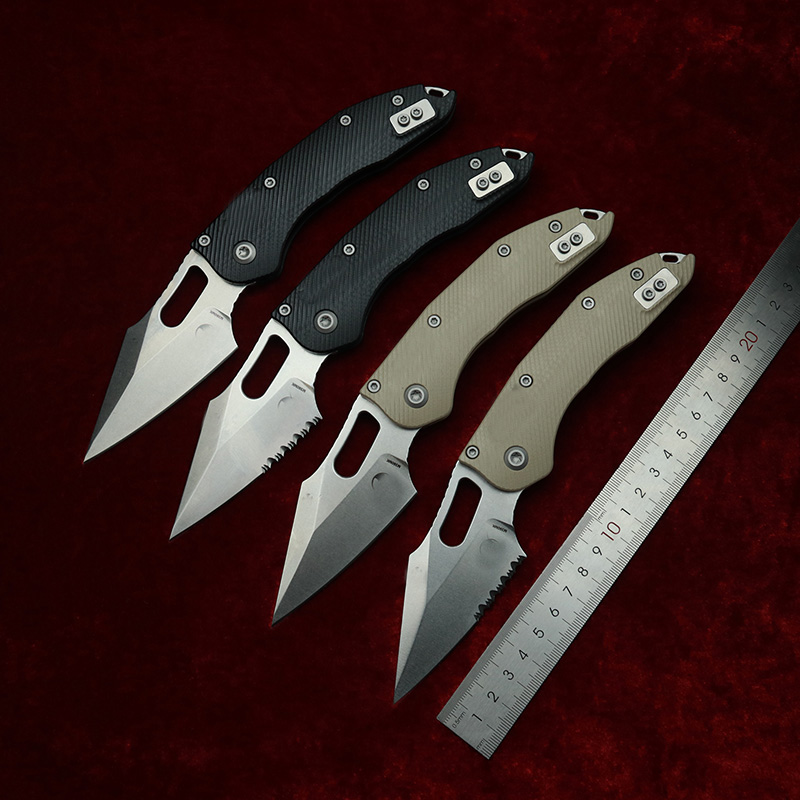 Edc Carry Clip - LEMIFSHE Manuel Dikiş Dokulu G10 Kolu