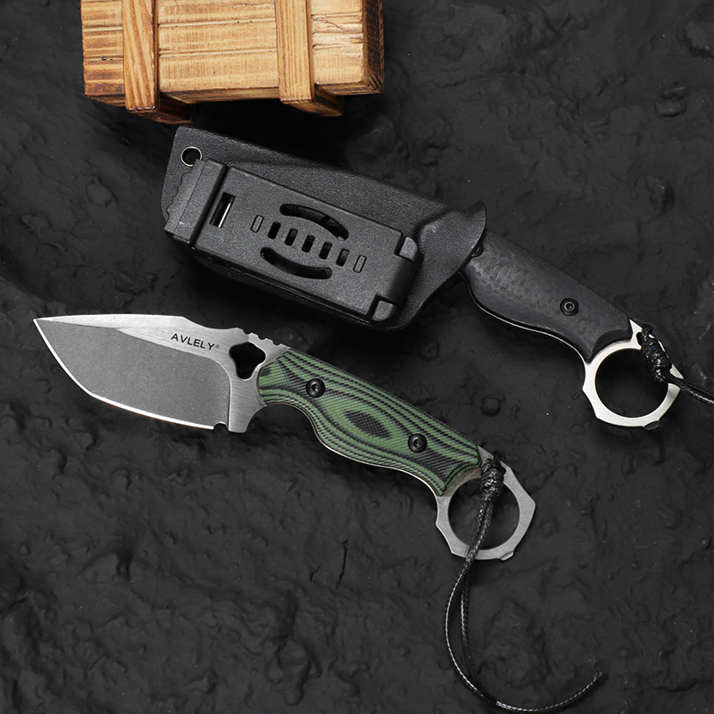 Edc Fixed Blade Deep Carry - Yüksek sertlikte DC53 çelikten düz ağızlı