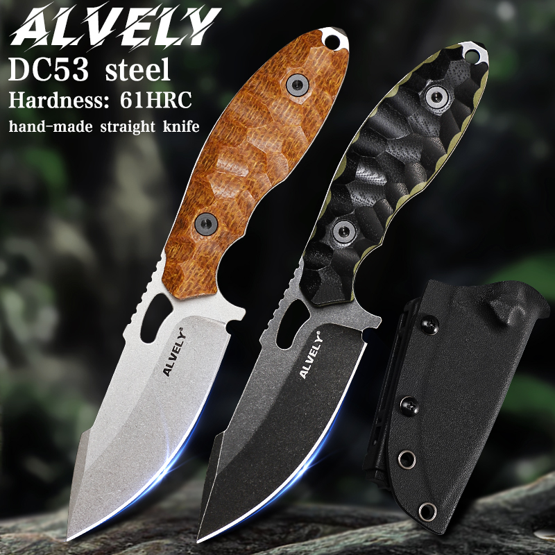 Edc Fixed Blade Deep Carry - EDC Dış Mekan Bıçağı, DC53 Çelikten
