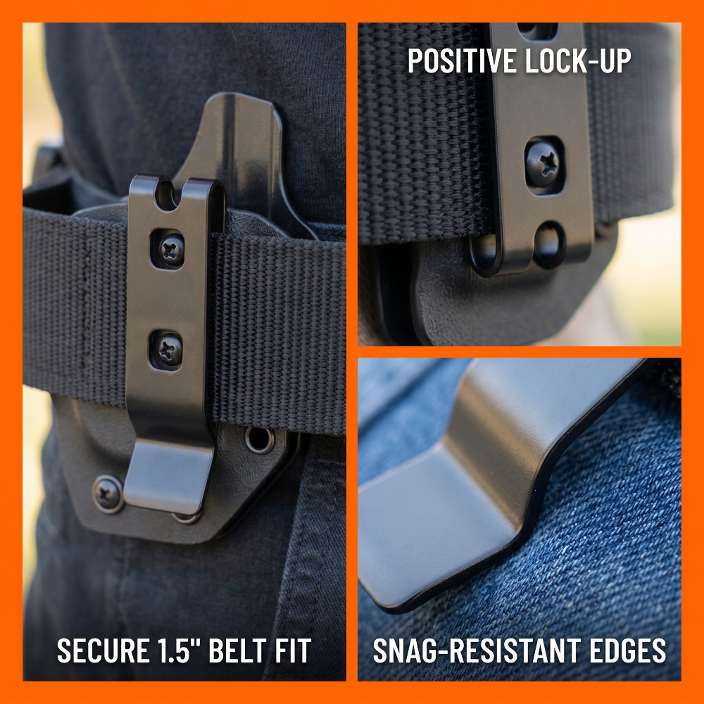 Edc Carry Clip - Metal Cep Klipsi Arka Klip Yedek