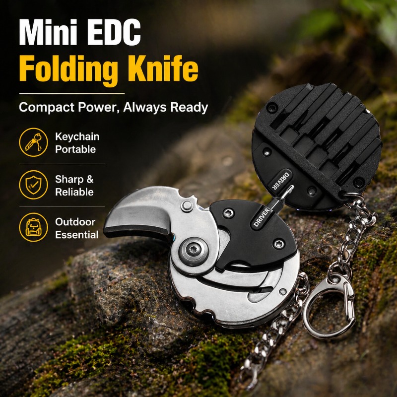 Edc Carry Coins - Para Cebi Açık Hava Katlanır Bıçak