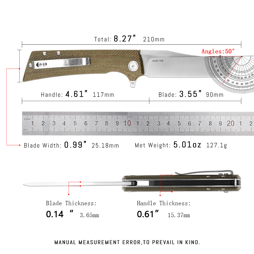 Shooziz XUN112 EDC Katlanır Bı - Everyday Carry (Edc) Knife incelemesi ve fiyatı