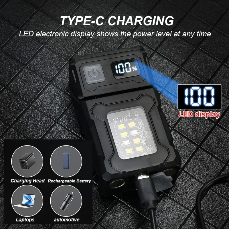 Mini LED El Fenerleri USB Şarj - Keychain Flashlight incelemesi ve fiyatı