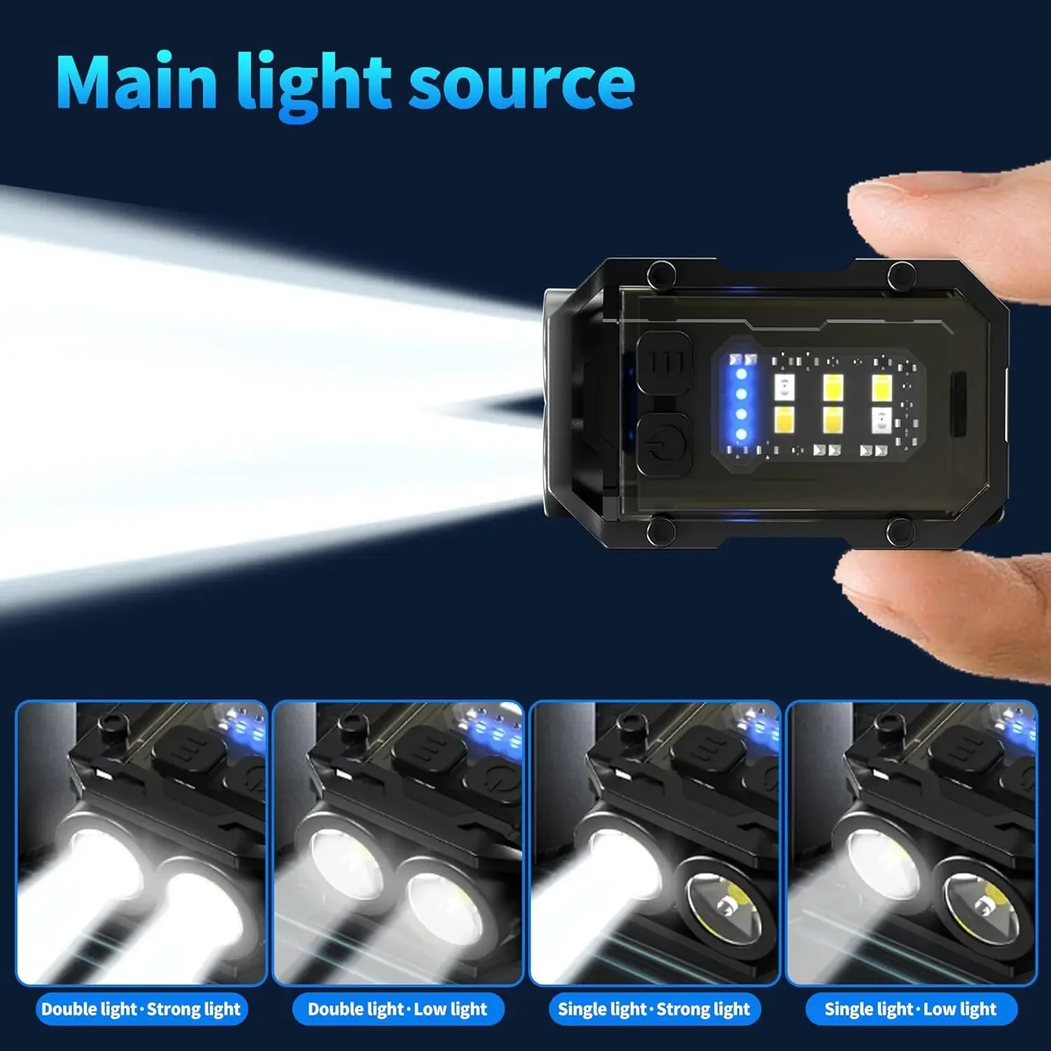Klipsli El Feneri Şarj Edilebi - Keychain Flashlight incelemesi ve fiyatı
