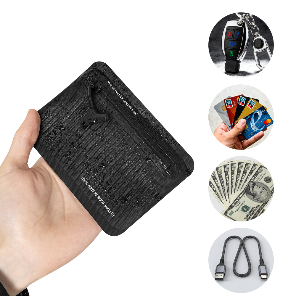 Su geçirmez Fermuarlı Para Çan - Edc Carry Coins incelemesi ve fiyatı