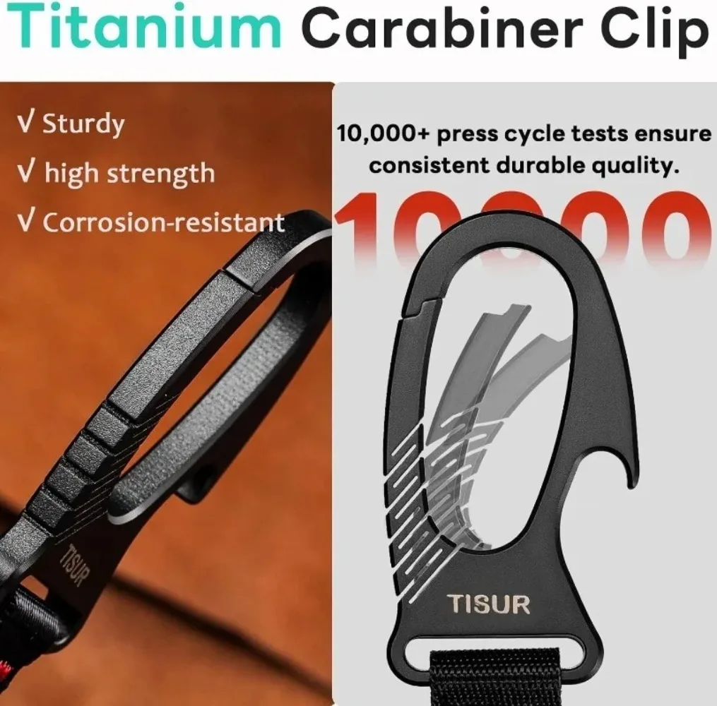 Titanyum Karabina Anahtarlık K - Edc Carry Clip incelemesi ve fiyatı
