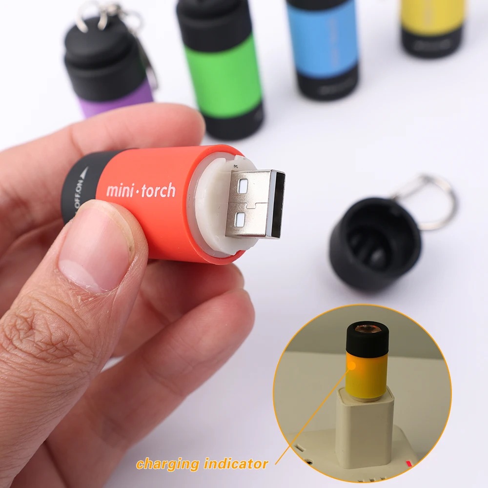 USB Şarj Edilebilir Kamp Mini  - Keychain Flashlight incelemesi ve fiyatı