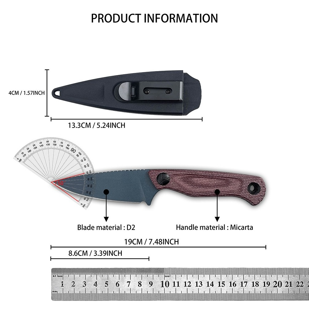 Dacian BM 203BT/203-1 Sabit D2 - Pocket Knife Ceramic incelemesi ve fiyatı
