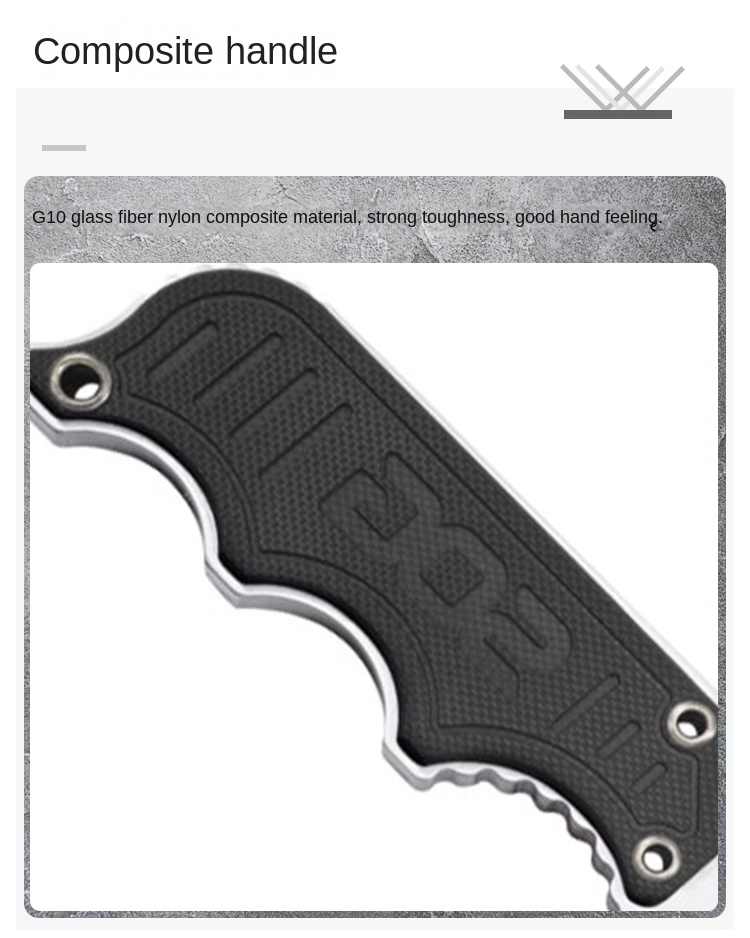 5CR15 paslanmaz çelik hafif ED - Edc Fixed Blade Deep Carry incelemesi ve fiyatı