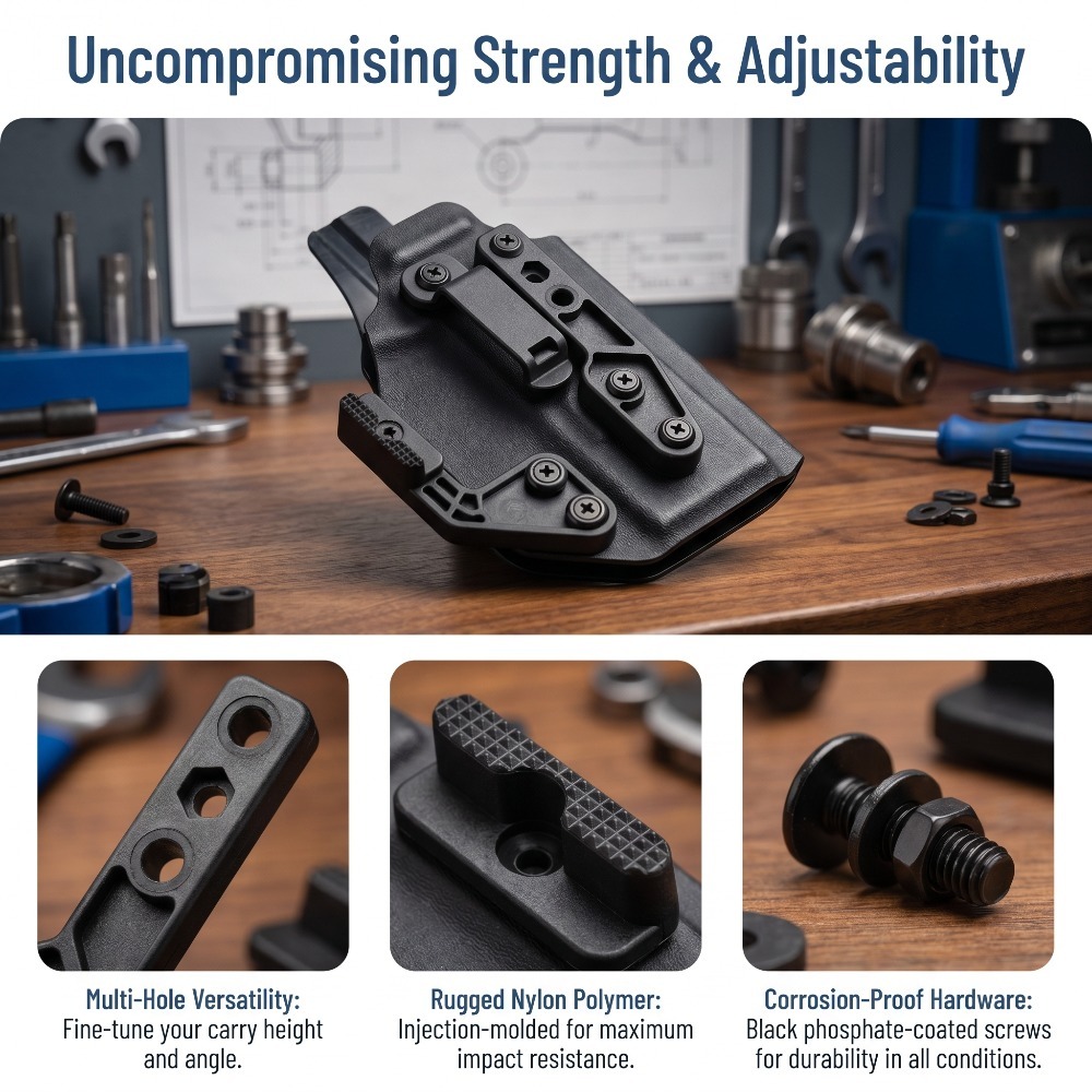 Enjeksiyon Naylon Kydex Kılıf  - Edc Carry Clip incelemesi ve fiyatı