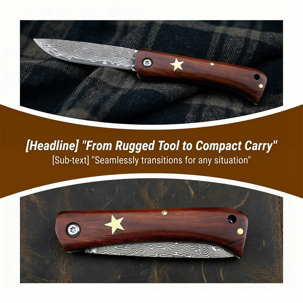 Kompakt Açık Hava Hayatta Kalm - Edc Fixed Blade Deep Carry incelemesi ve fiyatı